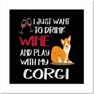 I Want Just Want To Drink Wine (73) Posters and Art